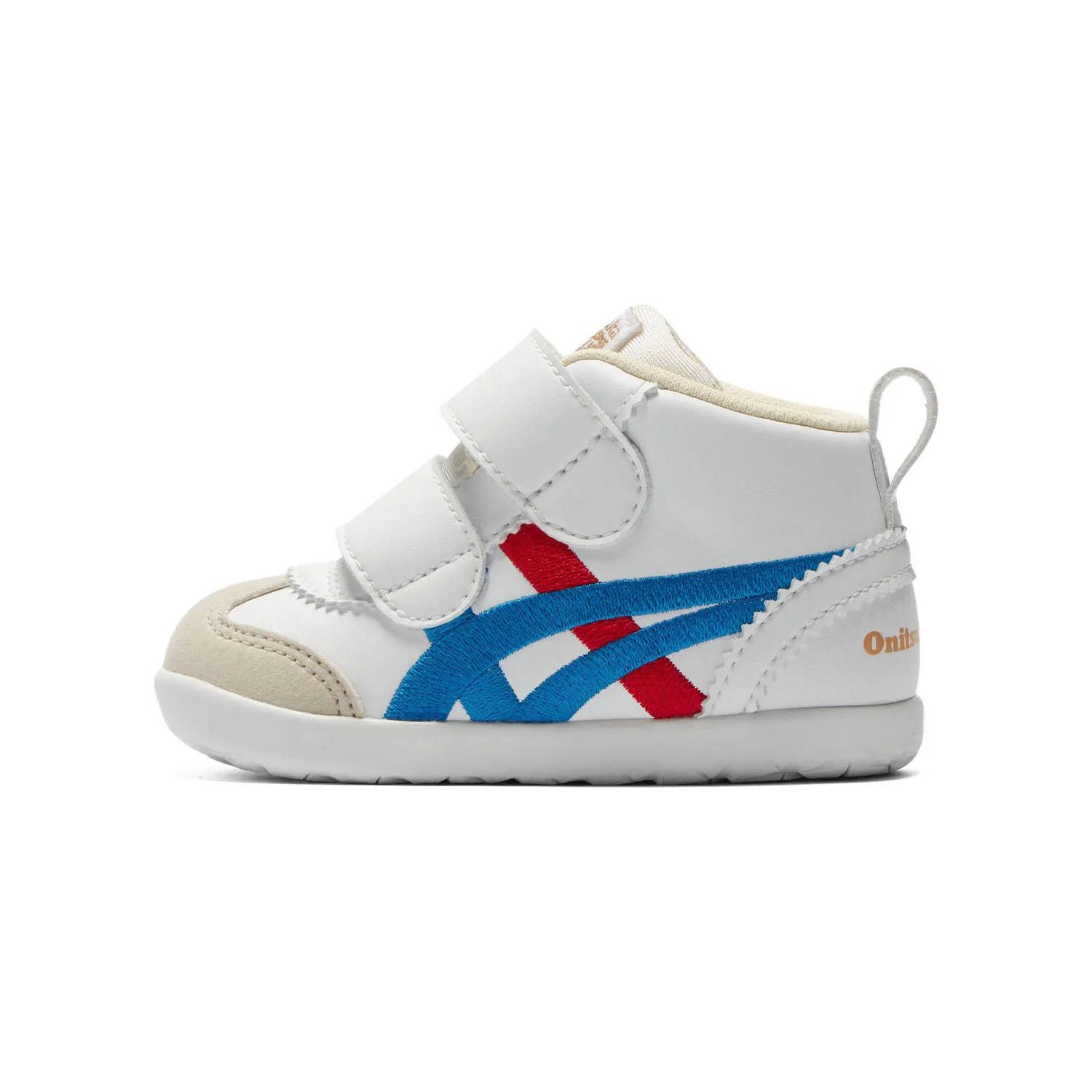 Onitsuka Tiger Кроссовки MEXICO 66 FIRST KIDS Slip Resistant Mid top White Blue Red — фото 3