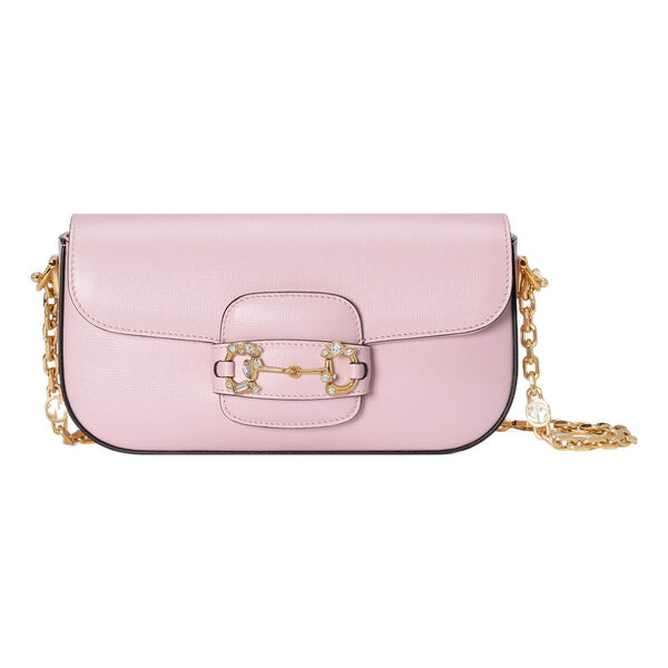 

Сумка horsebit 1955 small shoulder bag 'pink' Gucci, розовый