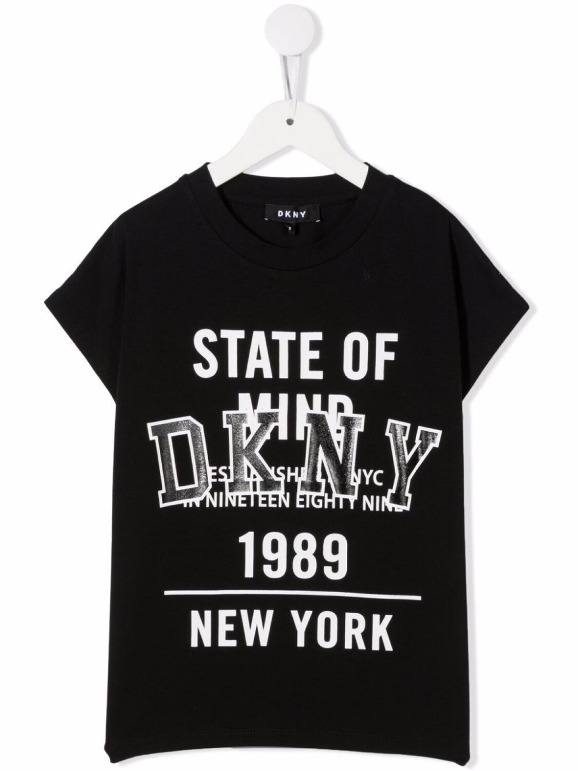 

DKNY футболка с логотипом, черный