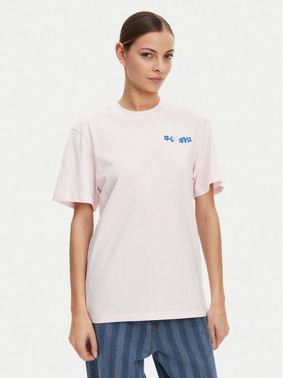 

Футболка свободного кроя Vintage Tee 50537239 Hugo, розовый