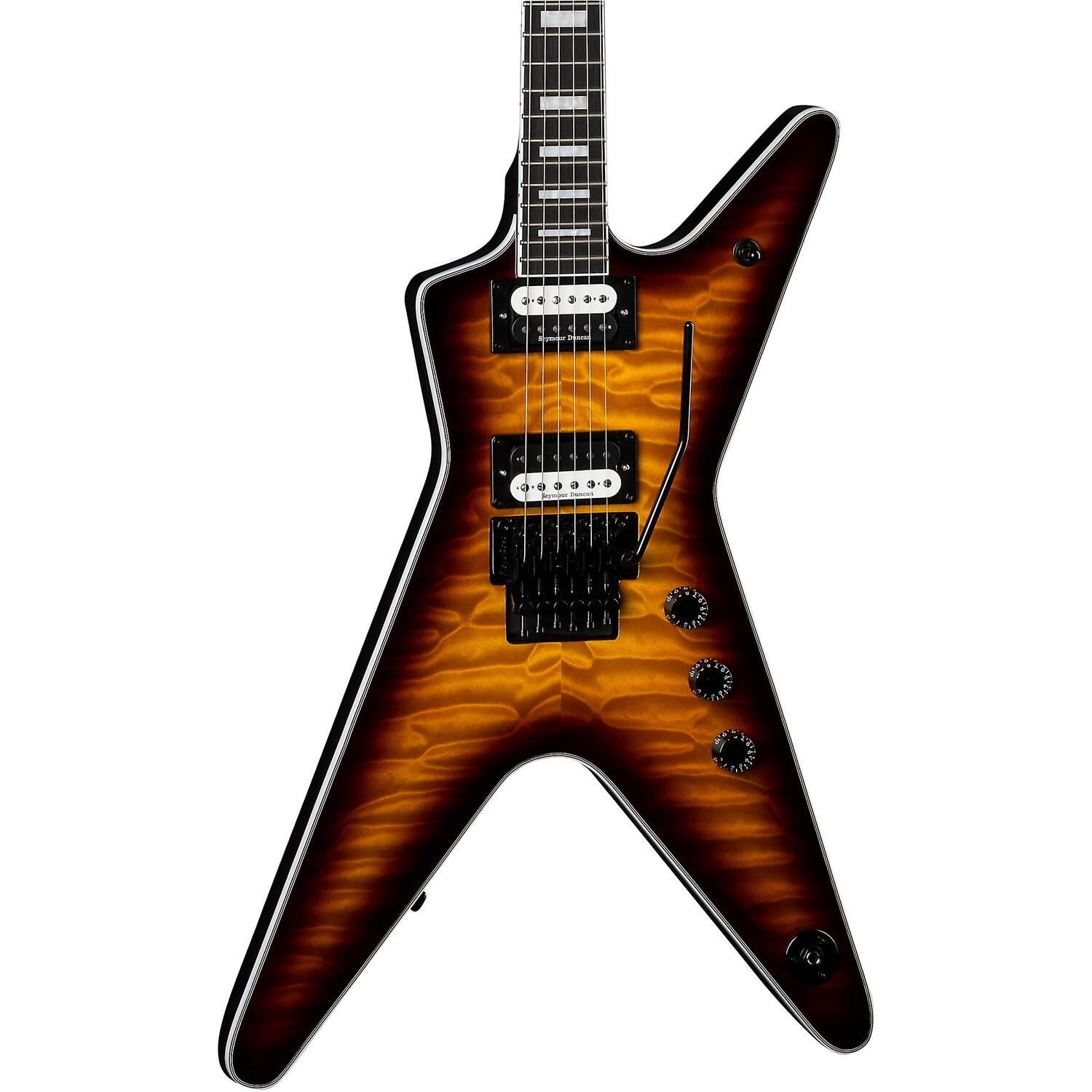 

Электрогитара Dean ML Select Floyd Quilt Top, прозрачная Бразилия