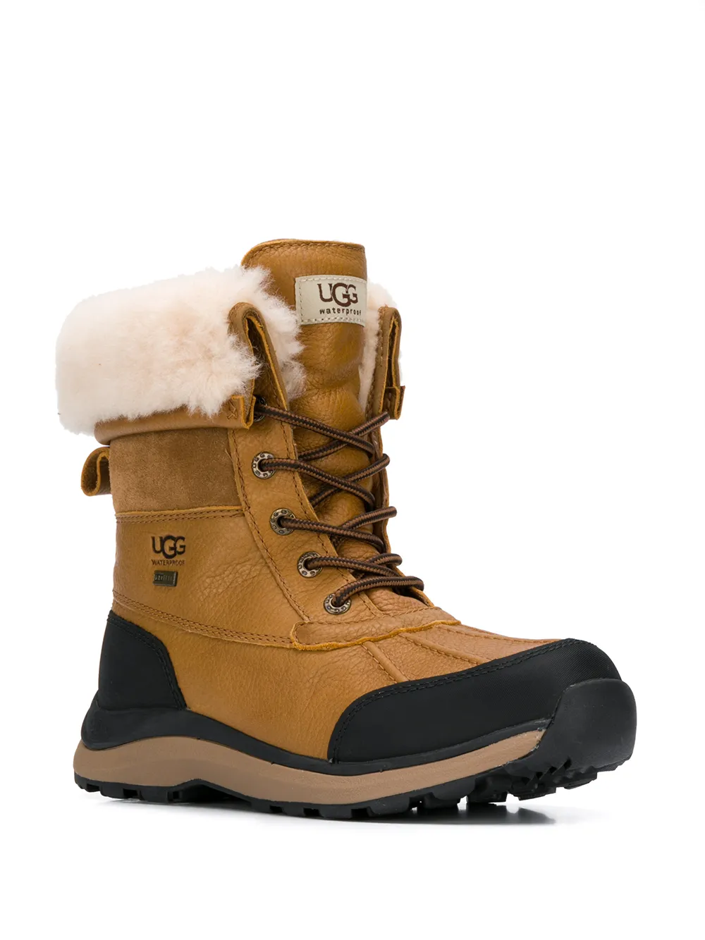 Ботинки UGG с подкладкой из овчины, коричневый — фото 2