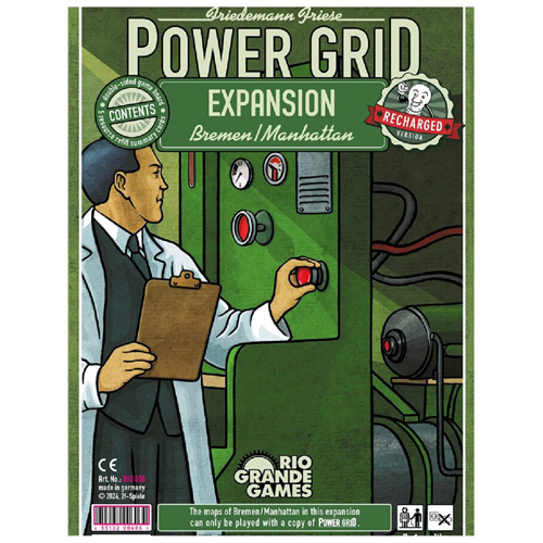

Настольная игра Power Grid Bremen/Manhattan Rio Grande Games