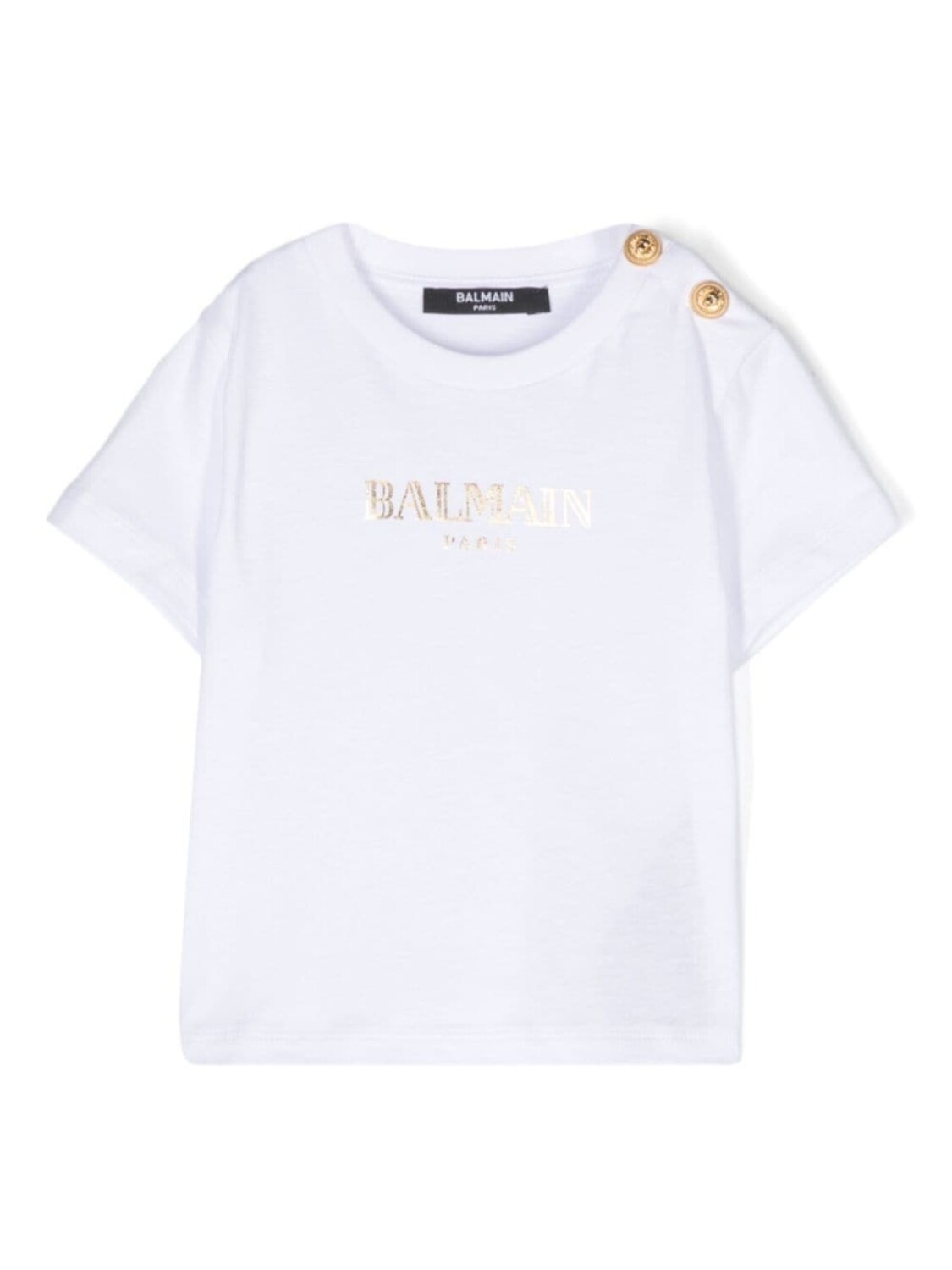 

Balmain Kids футболка с логотипом, белый