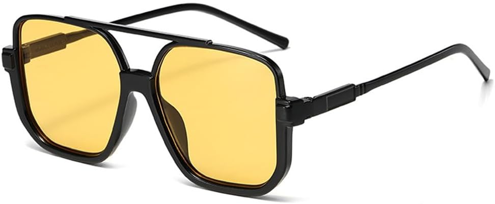 

Ретро большие солнцезащитные очки в полуободковой оправе для женщин, черные круглые, стильные мужские солнцезащитные очки, цельные солнцезащитные очки для женщин LOVQZAOF, 3