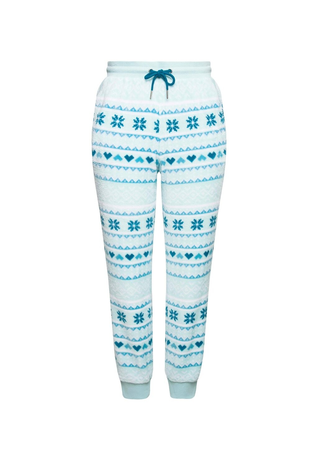 

Брюки ALPINE STRIPED PLUSH Ulla Popken, светло-голубой