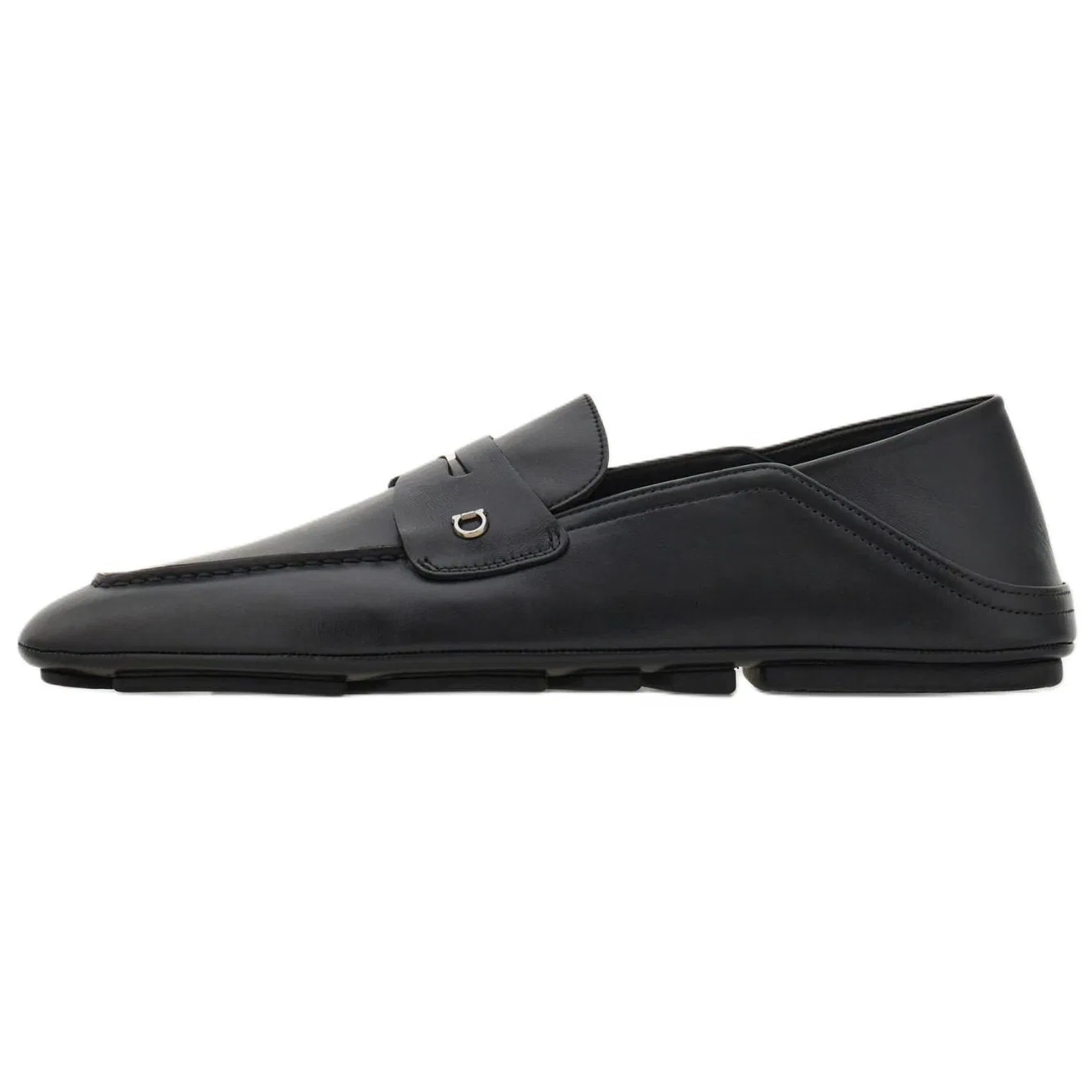 Лоферы Ferragamo Gancini Original Shoe Box Included черные