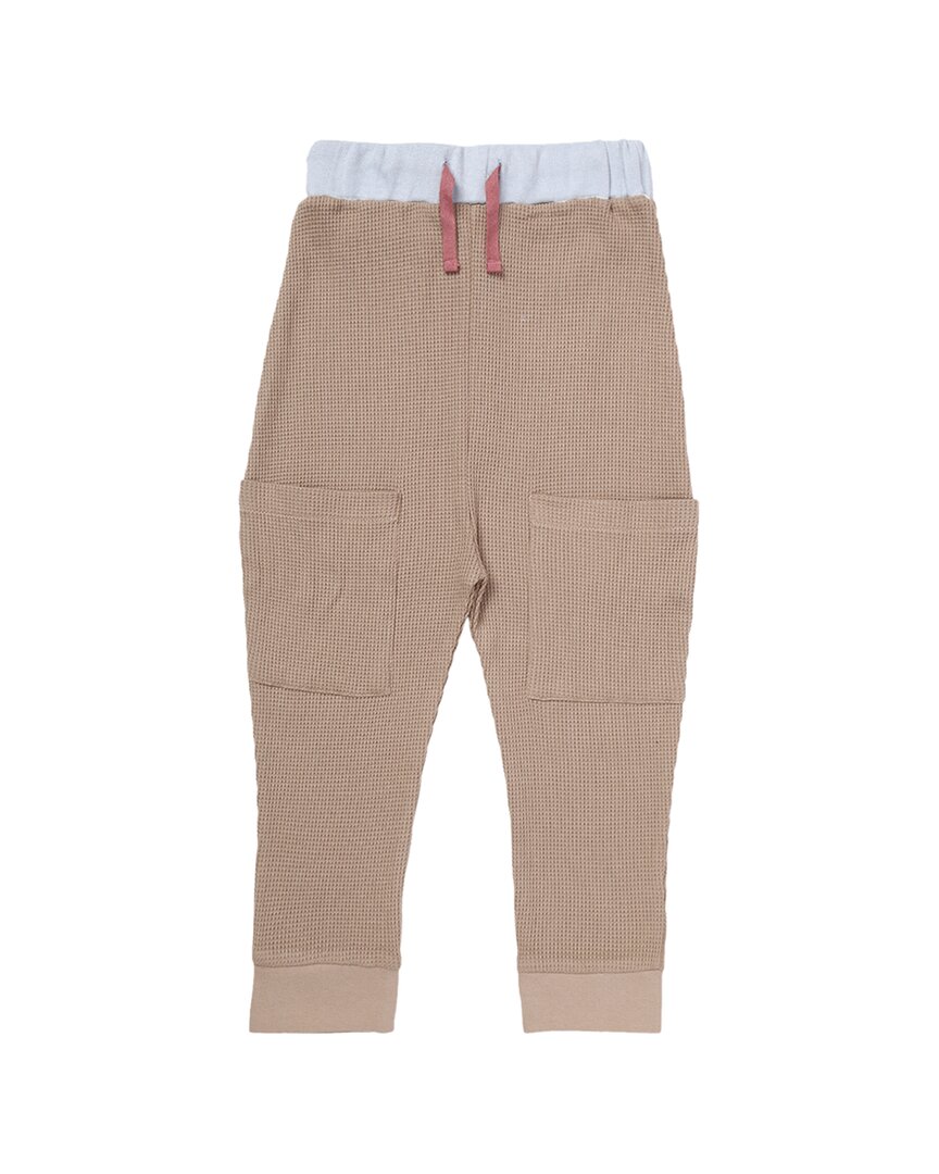 

Спортивные брюки Turtledove London с цветными вафельными блоками, оранжевый