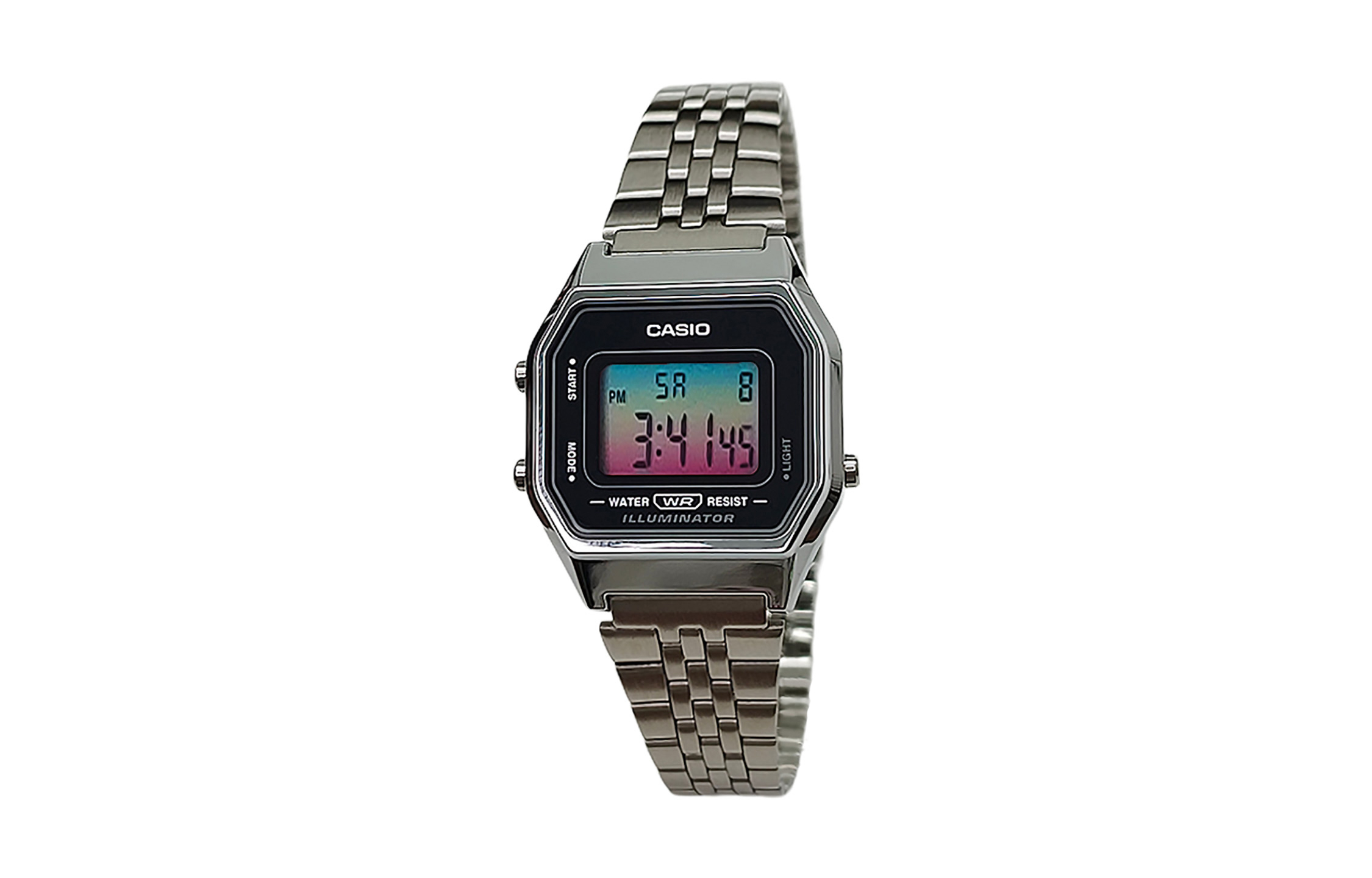 

CASIO Часы Retrofit Series Quartz Movement Stainless Steel Strap Watch Men's Watch Black Dial