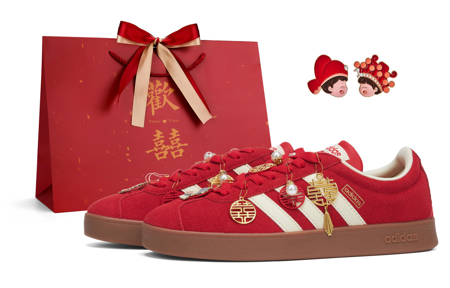 

Samba OG легкие низкие кроссовки для скейтбординга унисекс Adidas Originals, красный