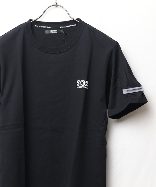 

SY32 by SWEET YEARS Футболка с принтом, слабый крой, Sweet Years, черный