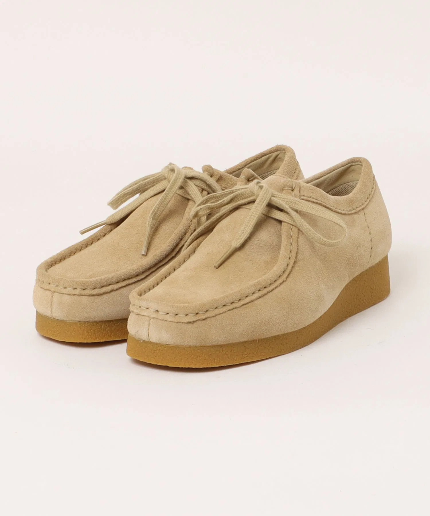 Мужские мокасины Clarks WALLABEEEVO WP бежевые