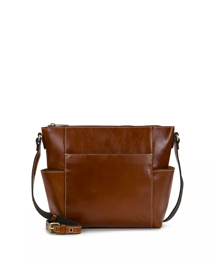 

Aveley Crossbody - кожа Heritage Patricia Nash, коричневый/бежевый