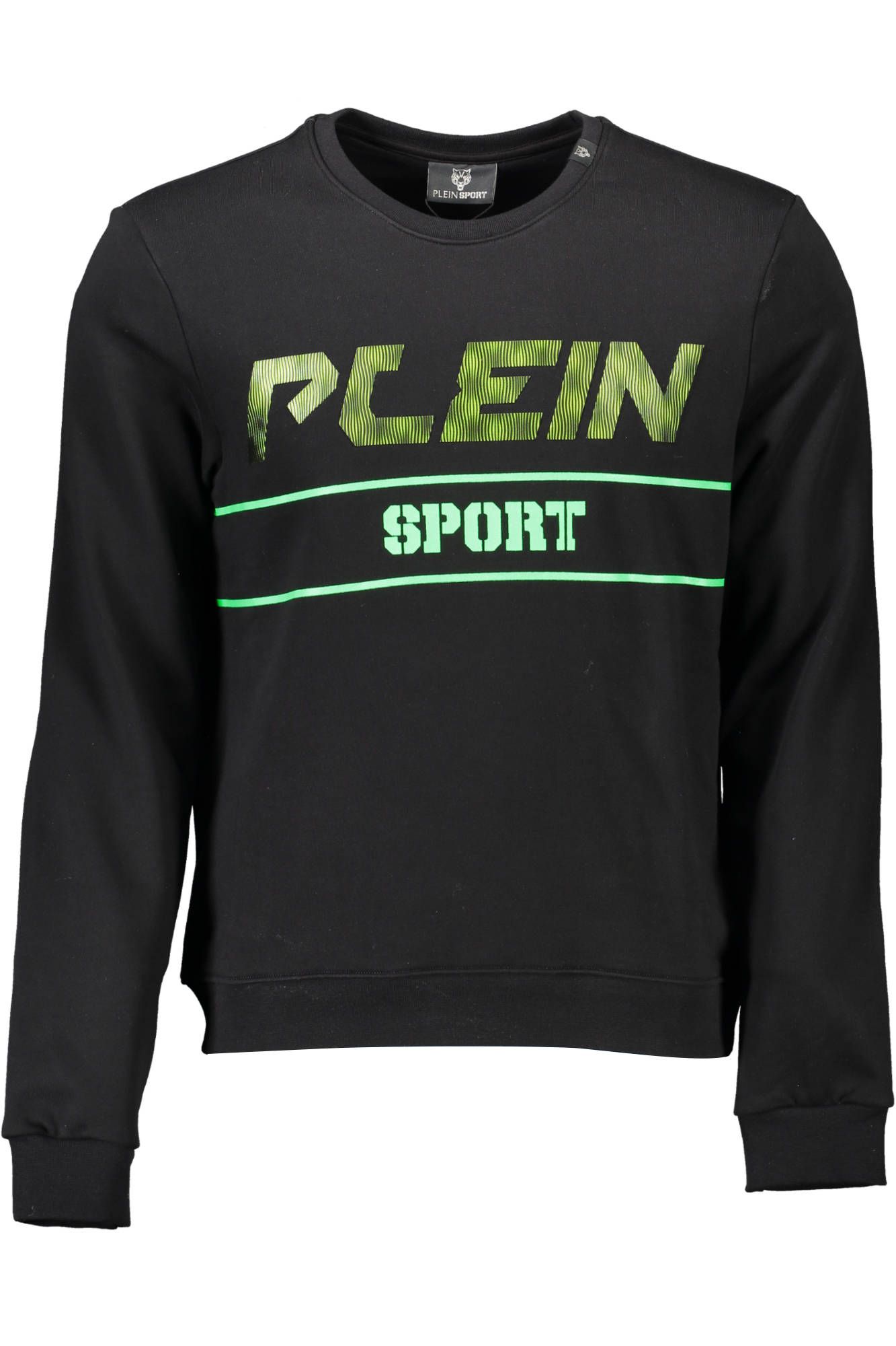 

Черный хлопковый мужской свитер Plein Sport