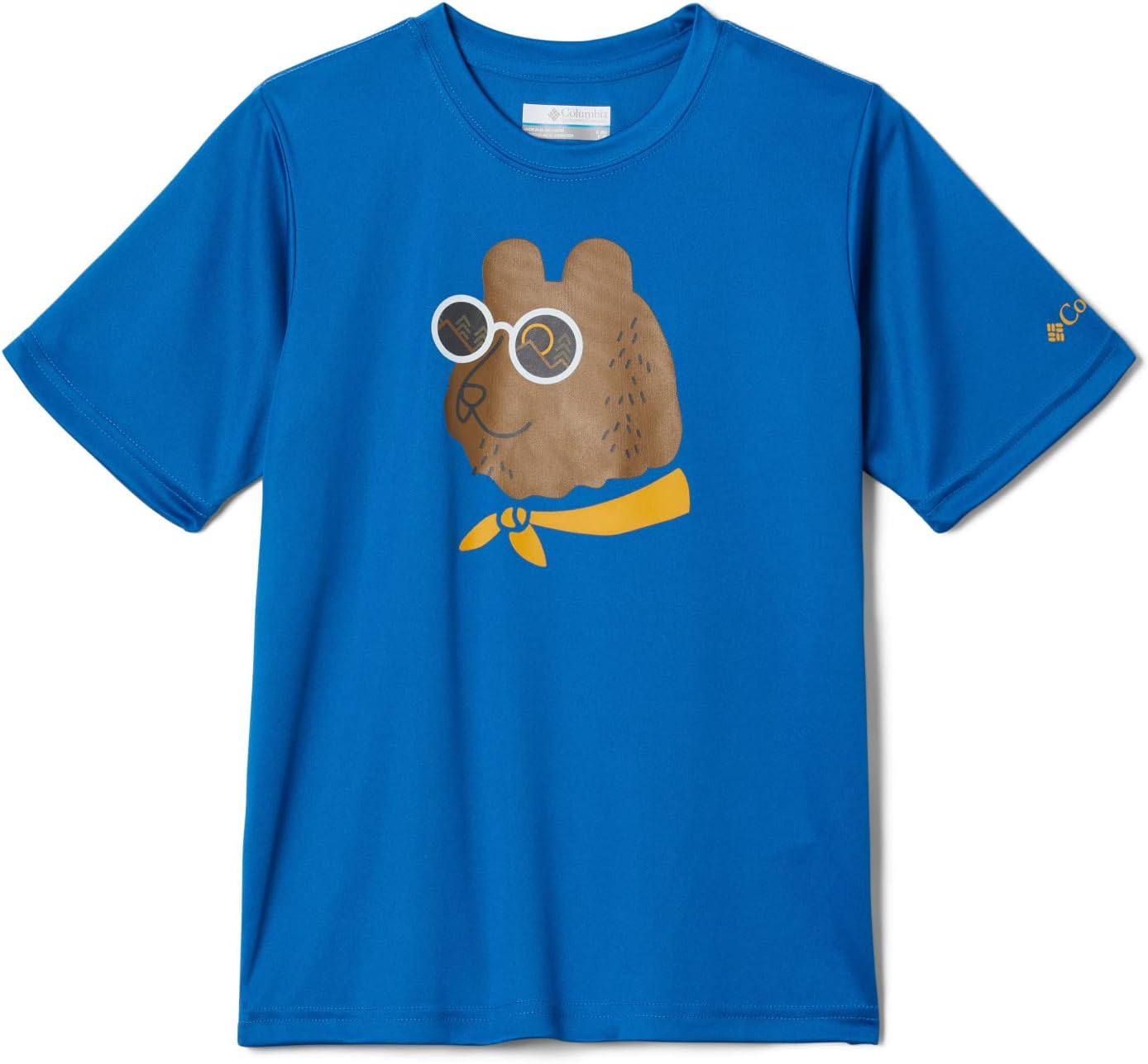 

Columbia Boys' Grizzly Ridge футболка с коротким рукавом и принтом, Bright Indigo Bearly Shades, Фиолетовый, Columbia Boys' Grizzly Ridge футболка с коротким рукавом и принтом, Bright Indigo Bearly Shades