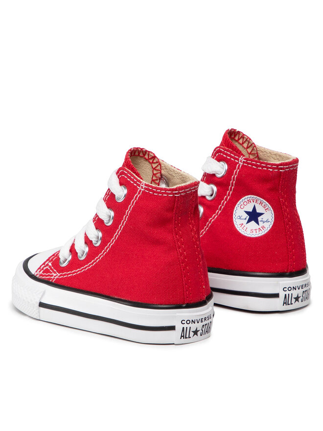Кроссовки Inft Chuck Taylor All Star Hi 7J232C Converse, красный — фото 3