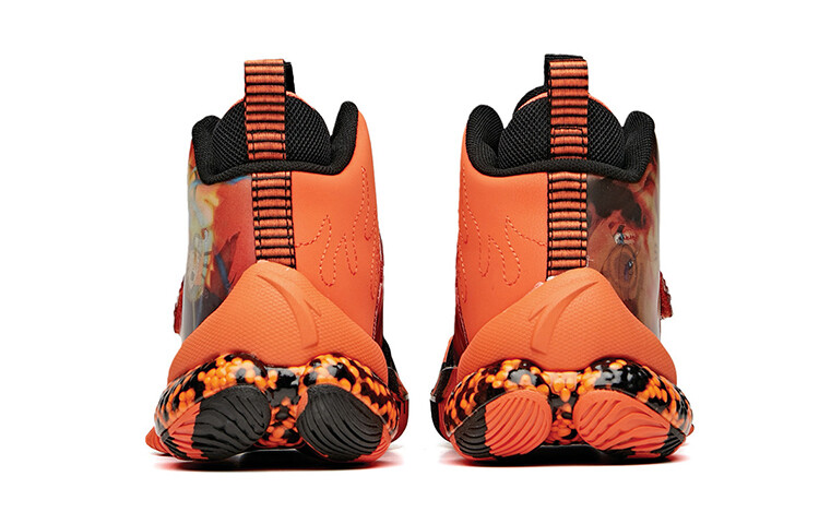 Детские баскетбольные кроссовки GS High-top Magma Orange/Black Anta Kids — фото 4