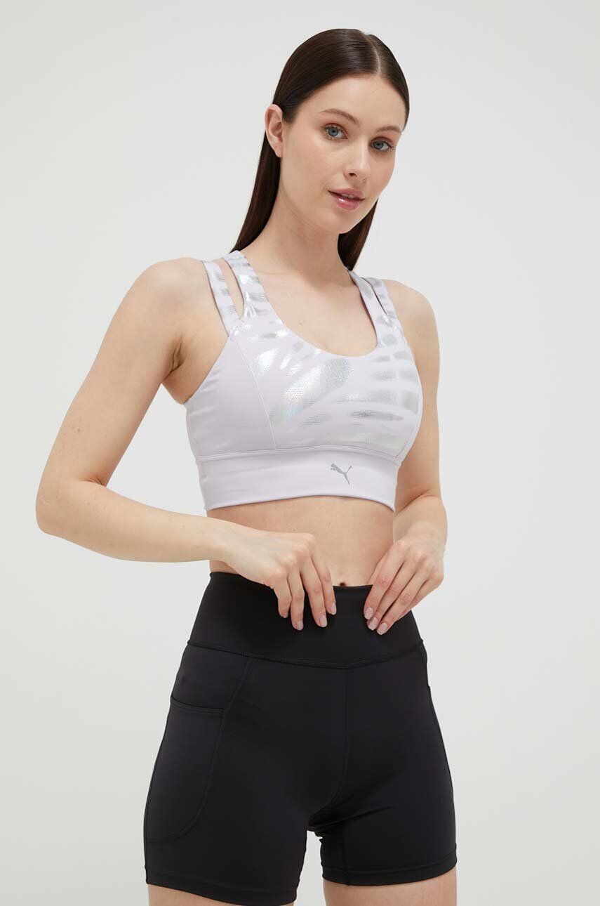 

Спортивный бюстгальтер Nova Shine Eversculpt Puma, фиолетовый
