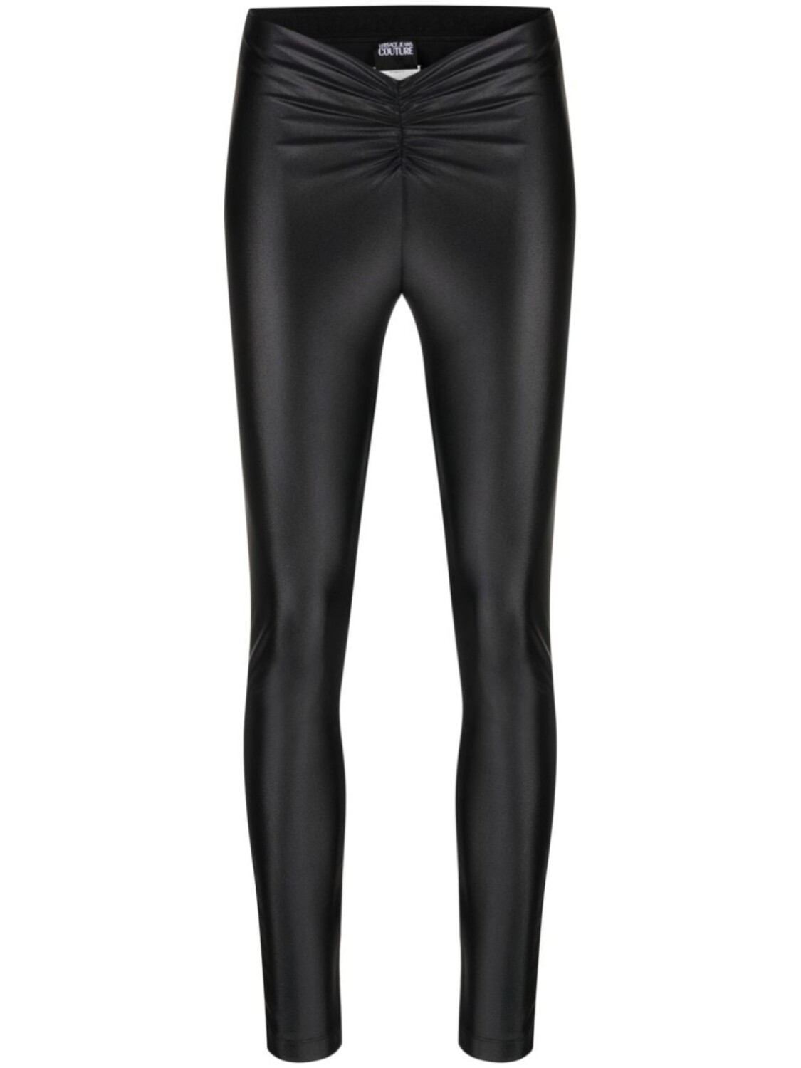 

Versace Jeans Couture легинсы со сборками, черный