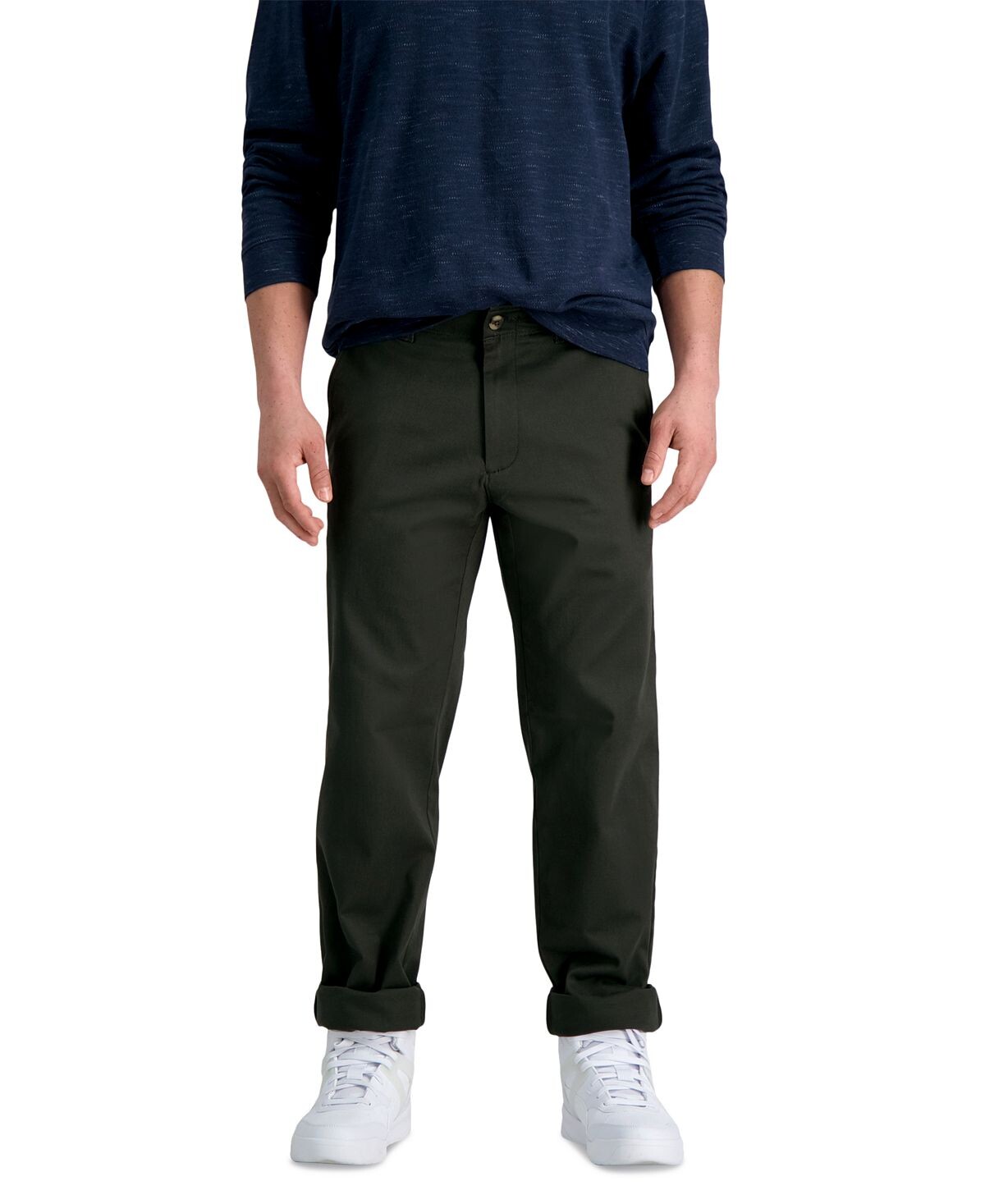 

Мужские брюки Slim Fit Life Khaki Comfort Haggar
