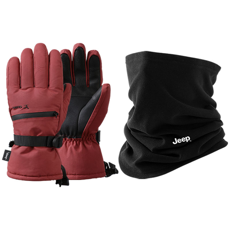 

Спортивные перчатки Men's Jeep, red+черный