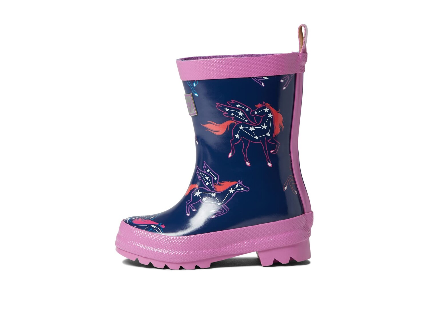 

Ботинки Hatley Kids Pegasus Constellations Shiny Rain Boots (Toddler/Little Kid/Big Kid), синий