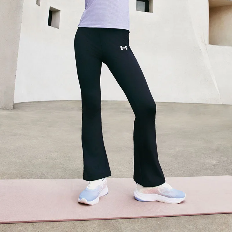 Тренировочные вязаные спортивные штаны для подростков Under Armour, черный — фото 4
