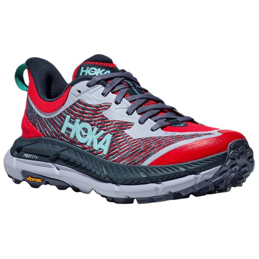 Кроссовки Mafate Speed 4 мужские с низким верхом серый Hoka One One — фото 2