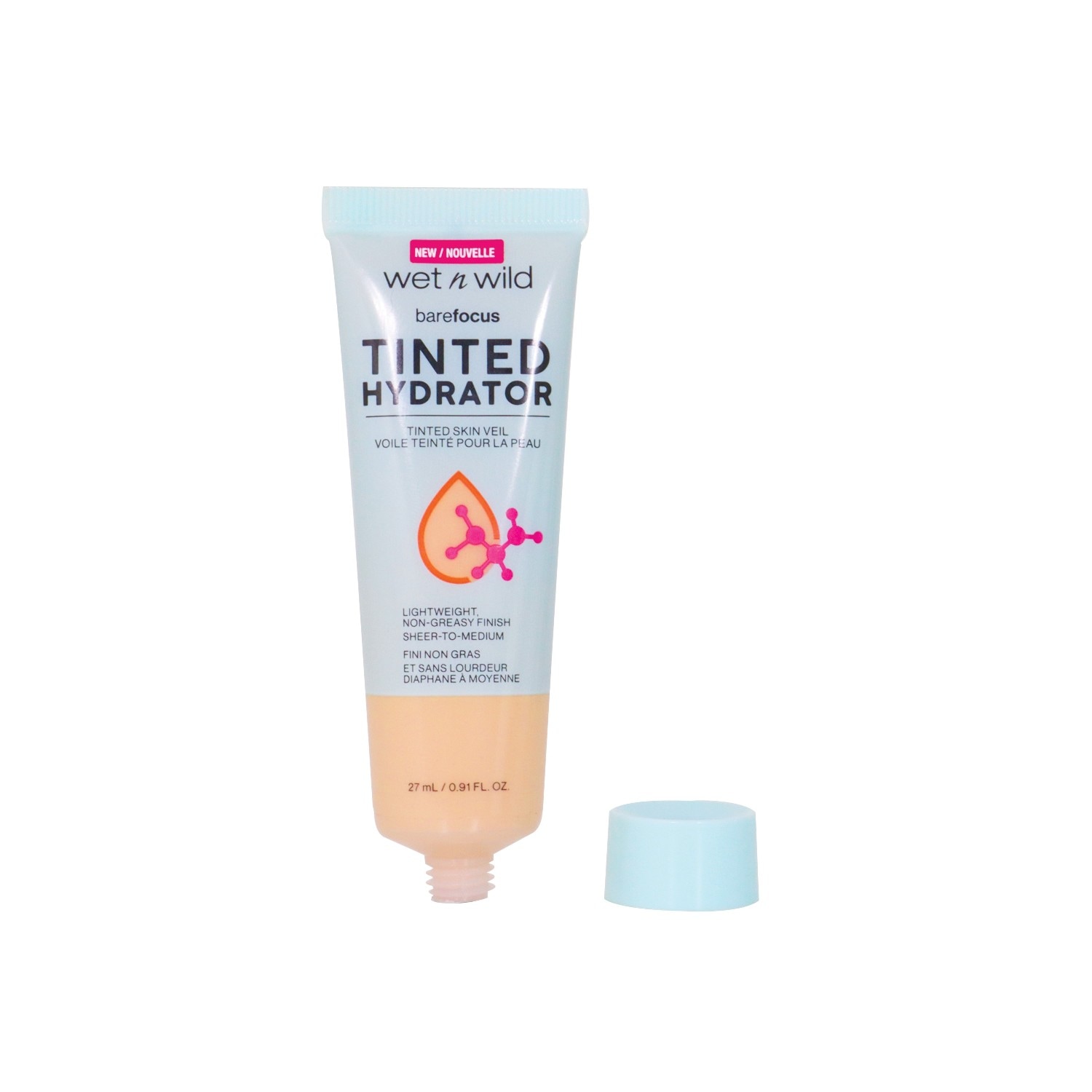 BB-крем bare focus tinted hydrator tinted skin veil Wet N Wild, fair, объем 27 мл — фото 2