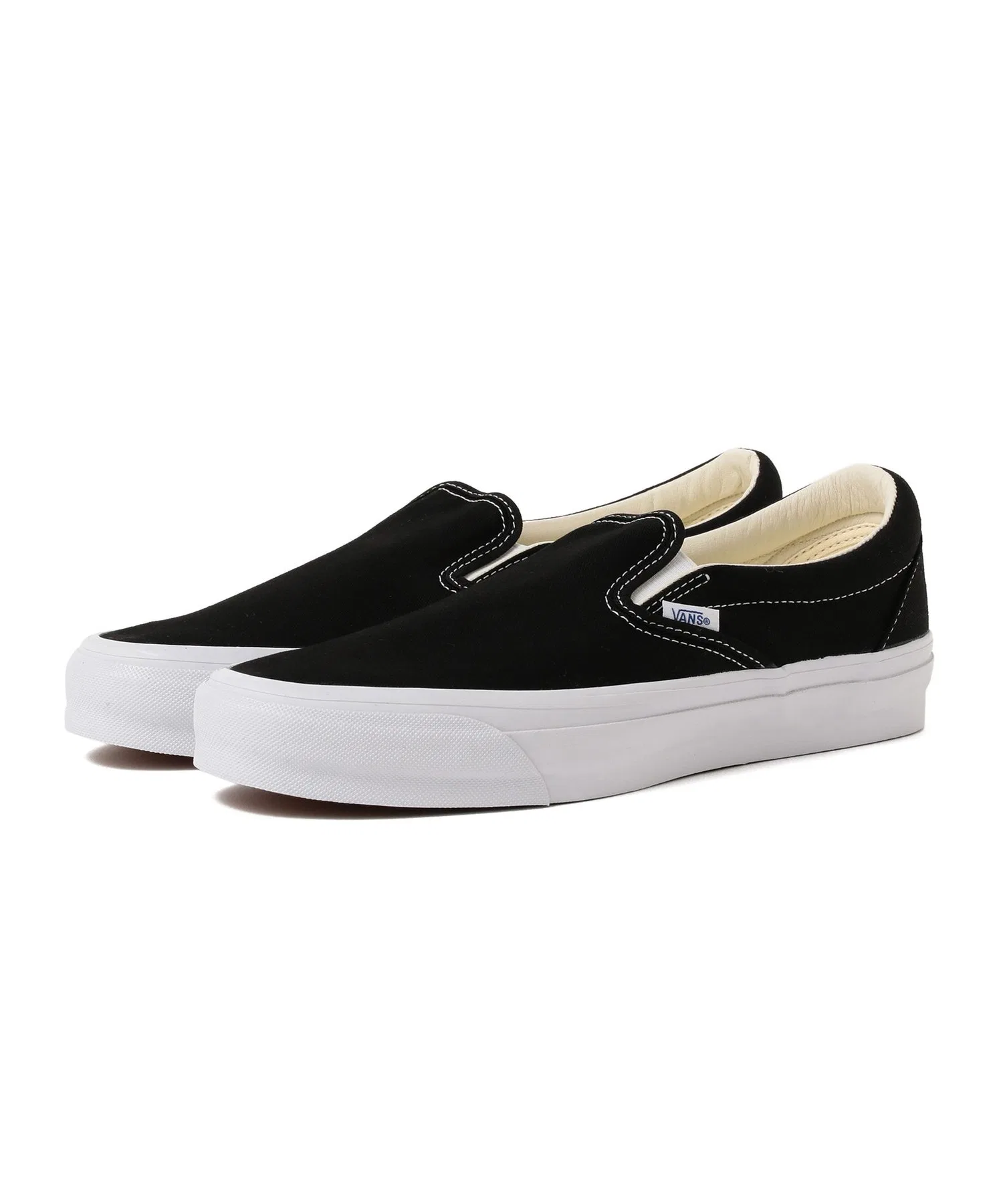 Мужские слипоны VANS SLIP-ON REISSUE 98 LX BLACK / WHITE