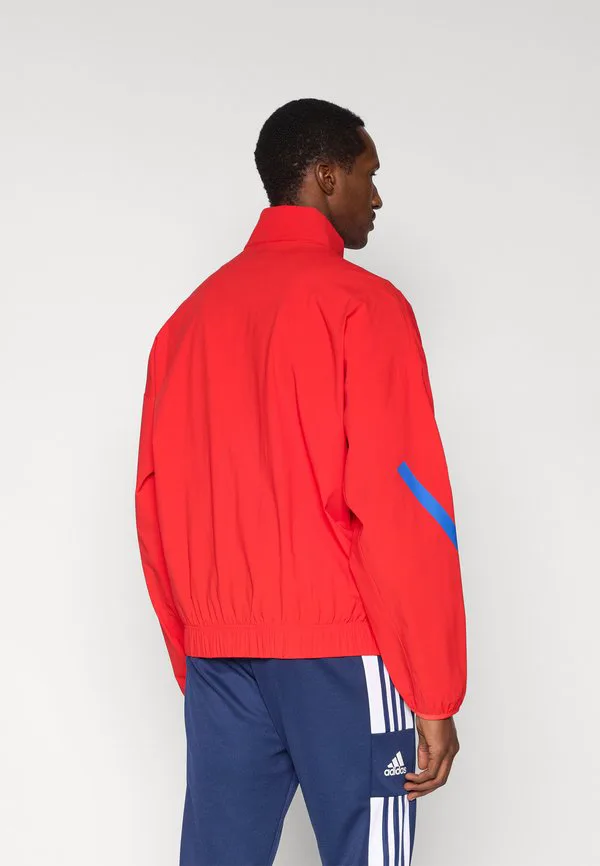 Куртка с гимном фк бавария зне, клубная одежда Adidas Performance, Red — фото 3