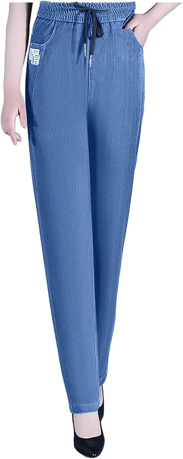 

Женские джинсы Mom Wear с высокой посадкой и супер-стретч