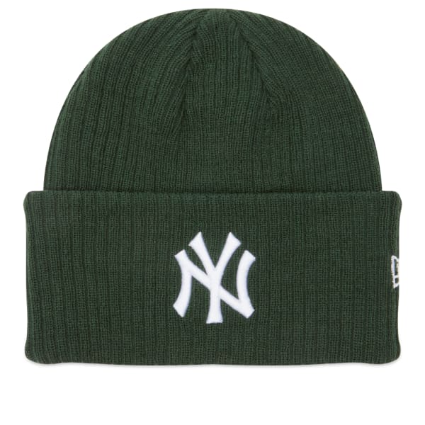 

Шапка-бини с широким отворотом New York Yankees New Era, темно-зеленый