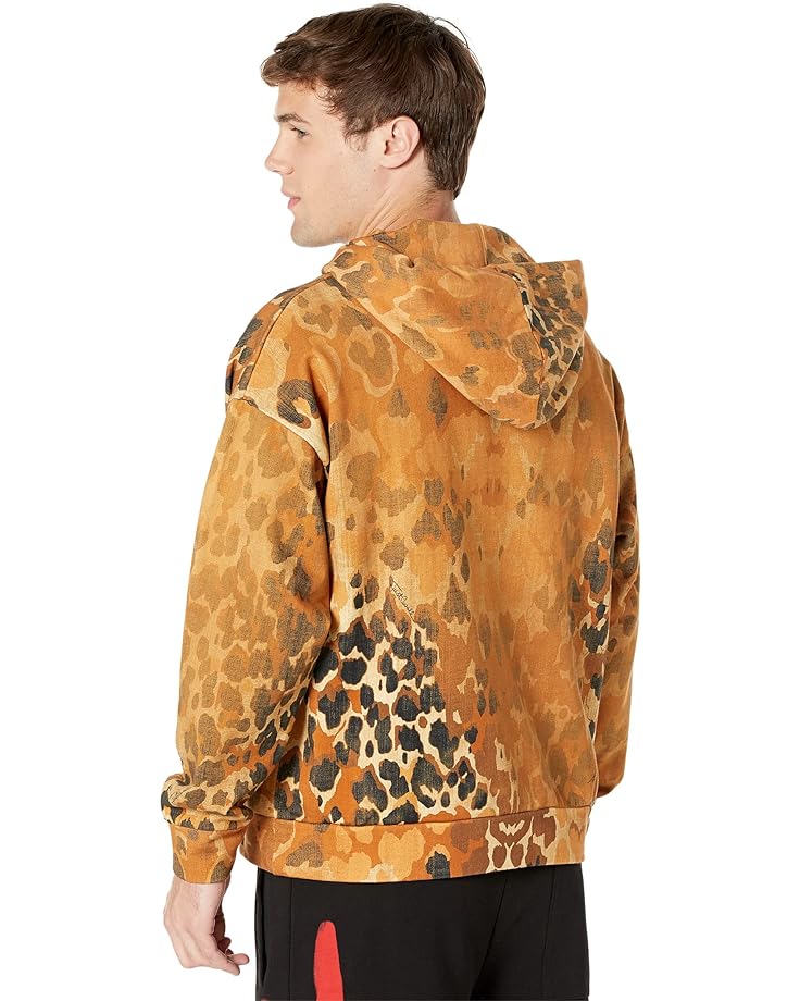 

Толстовка Just Cavalli Wild Camo Print Harlem Hoodie Sweatshirt, бежевый