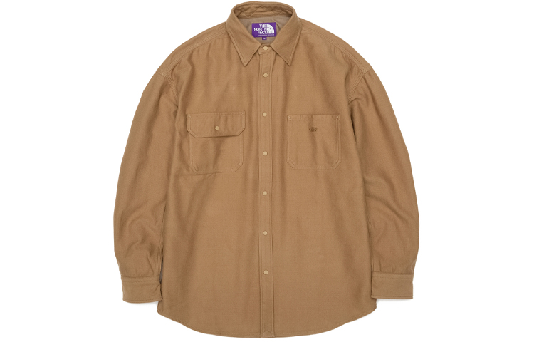 

THE NORTH FACE PURPLE LABEL Рубашка мужская цвета хаки