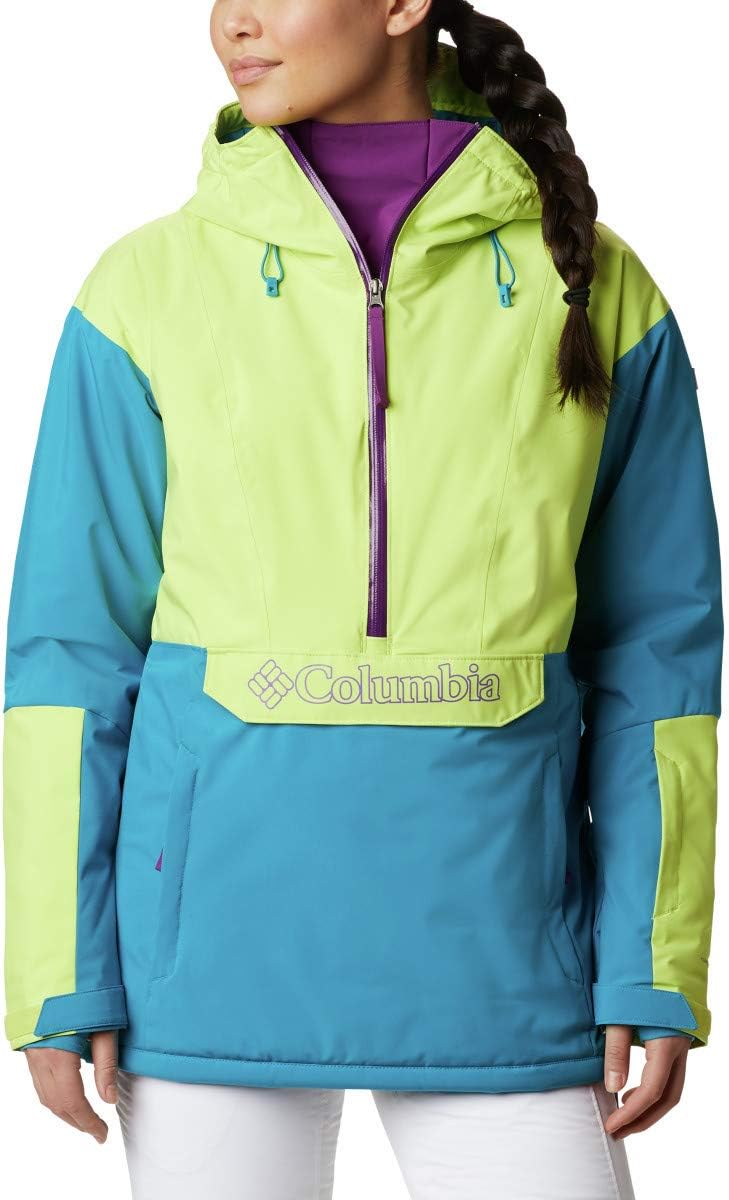 

Columbia Women's Dust on Crust утепленная куртка, Voltage/Fjord Blue/Plum