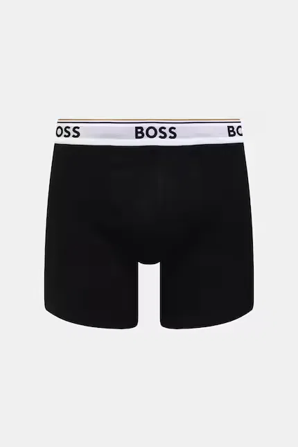 Боксеры из хлопка BoxerBr 3P Power Des 3 шт BOSS, черный — фото 2