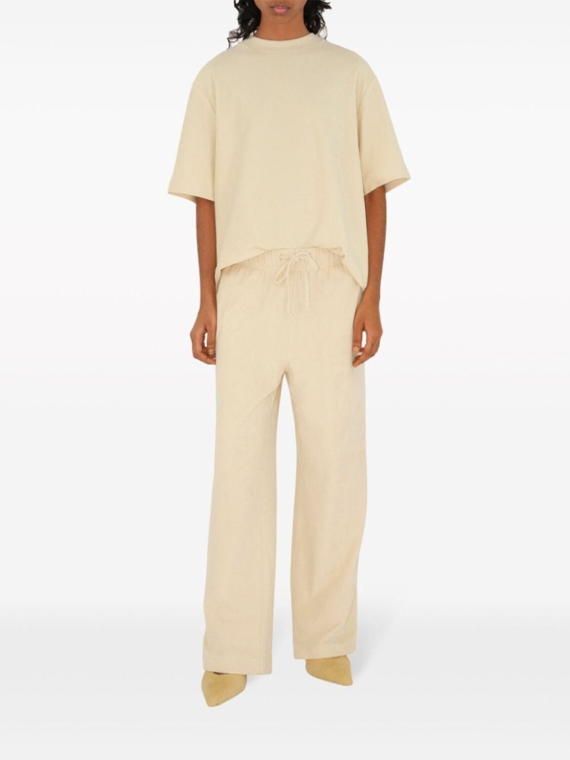 Футболка Burberry Cotton Towelling, бежевый — фото 2