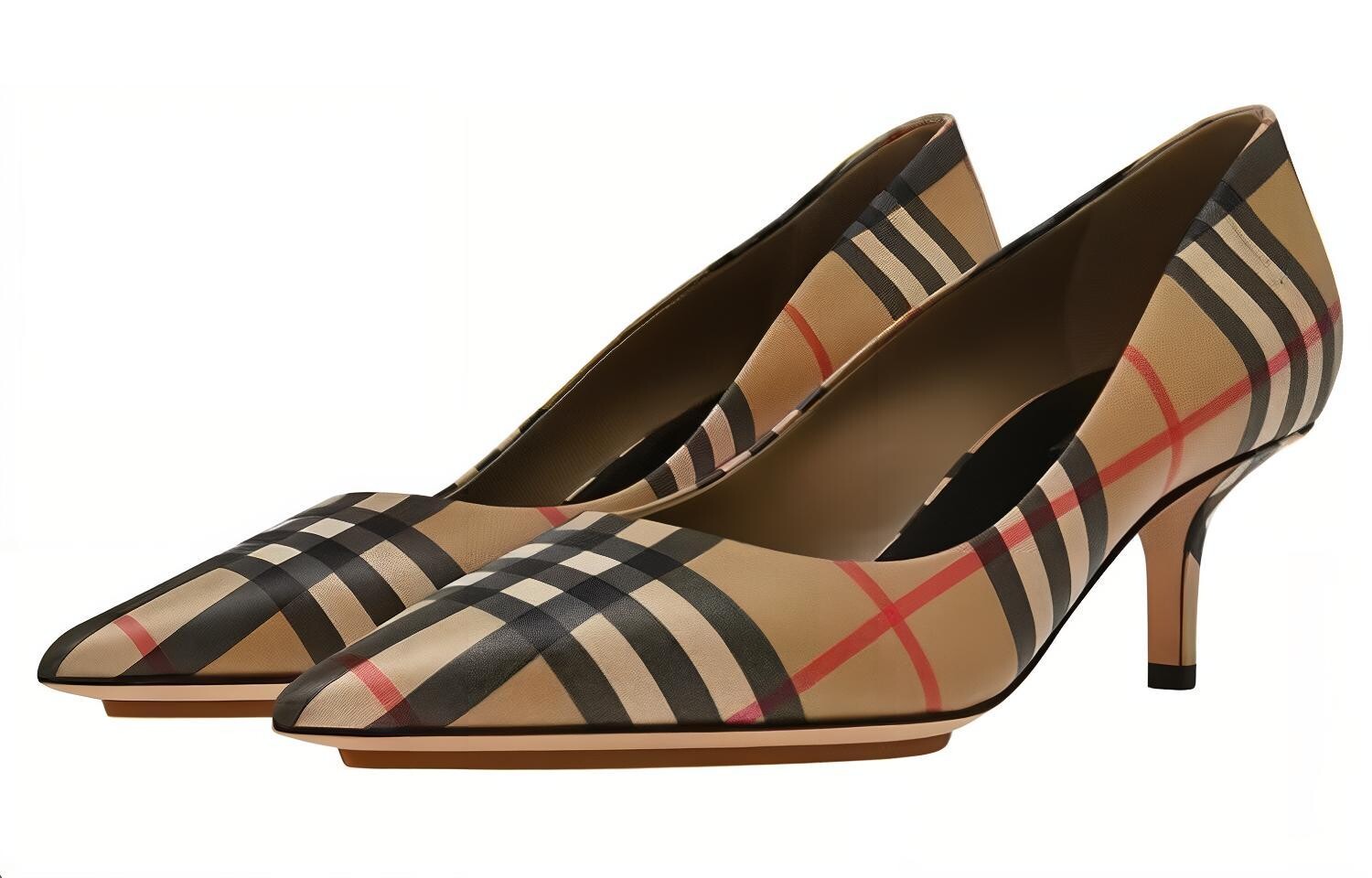 Женские туфли на высоком каблуке Burberry, Brown — фото 4