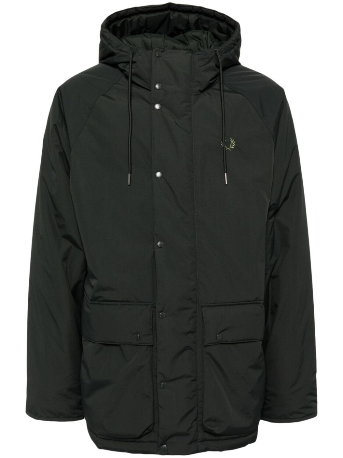 

Пуховик на молнии Fred Perry, зеленый