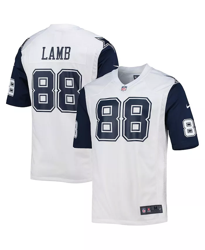 

Мужская альтернативная игровая футболка Dallas Cowboys CeeDee Lamb Nike, белый