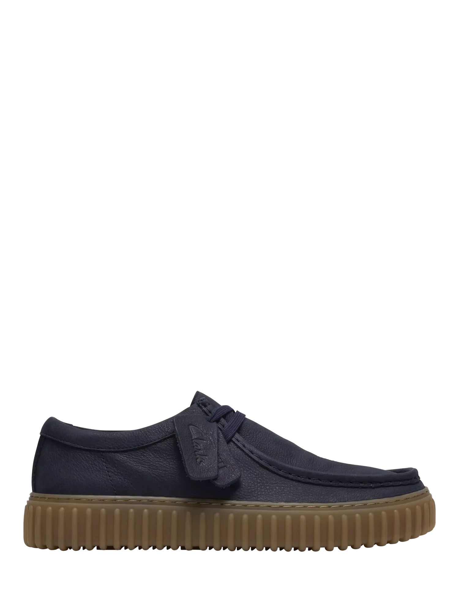 Кожаные лоферы Torhill Lo, темно-синий Clarks