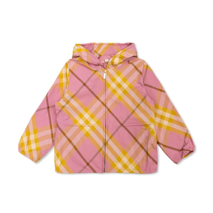 

Барберри Детская куртка с капюшоном в клетчатом узоре Burberry, Carnation Pnk Ip Chk