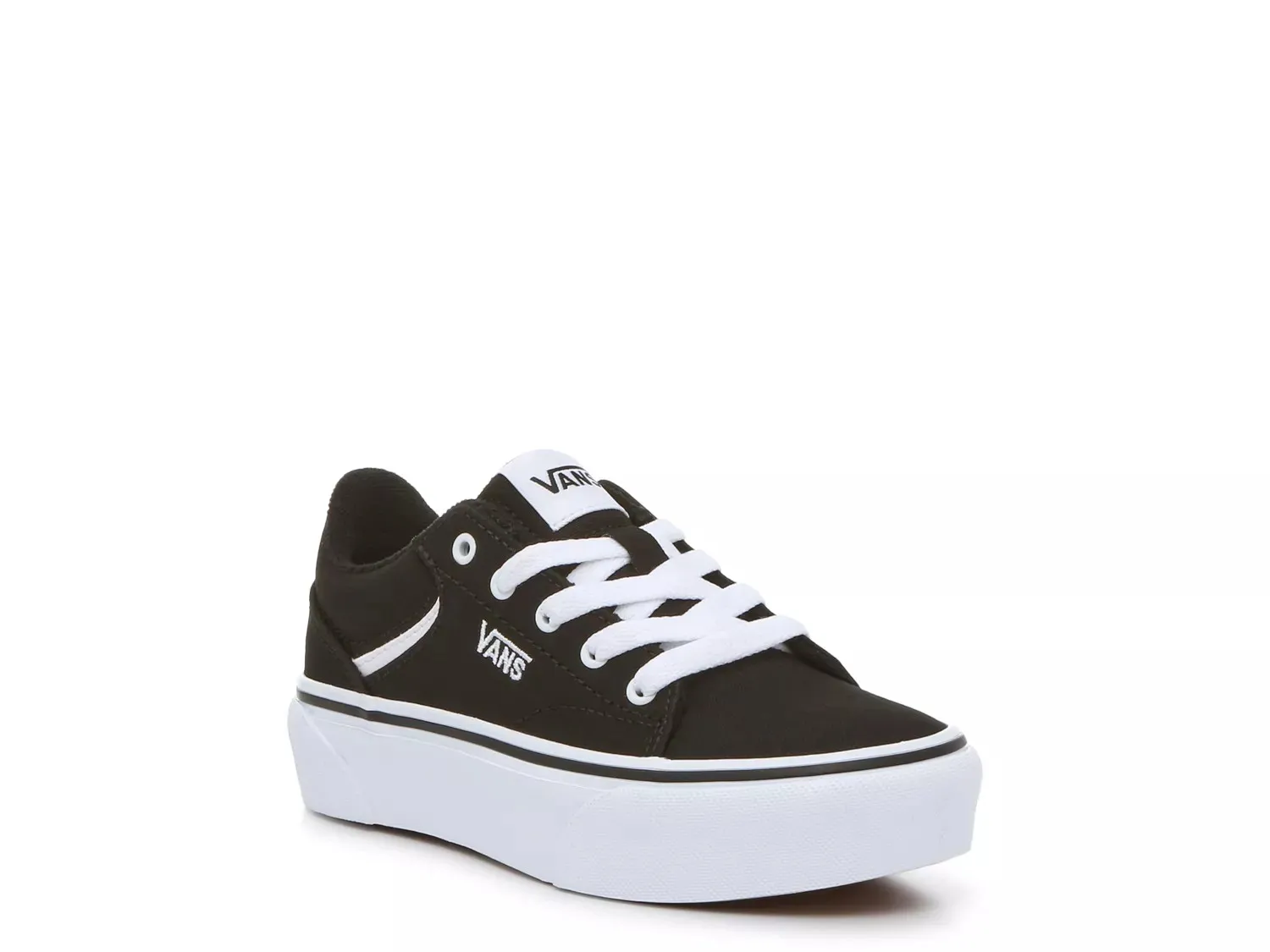 

Кроссовки Vans Seldan Platform Sneaker — детские, черные/белые