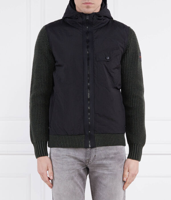 

Шерстяная куртка на языке Regular fit Boss Orange, черный