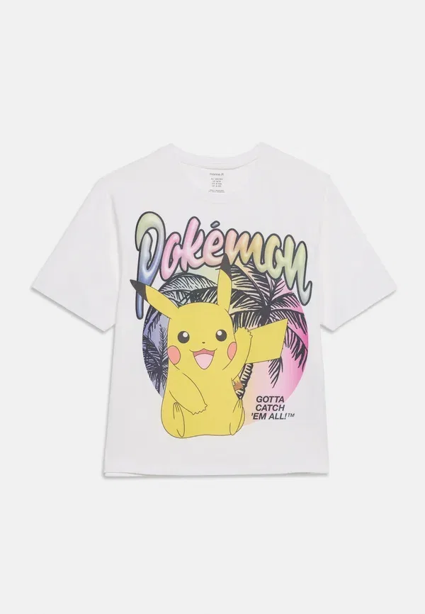 Футболка Nkfmuba pokemon ss box noos sky print t-shirt Name It, белый — фото 3