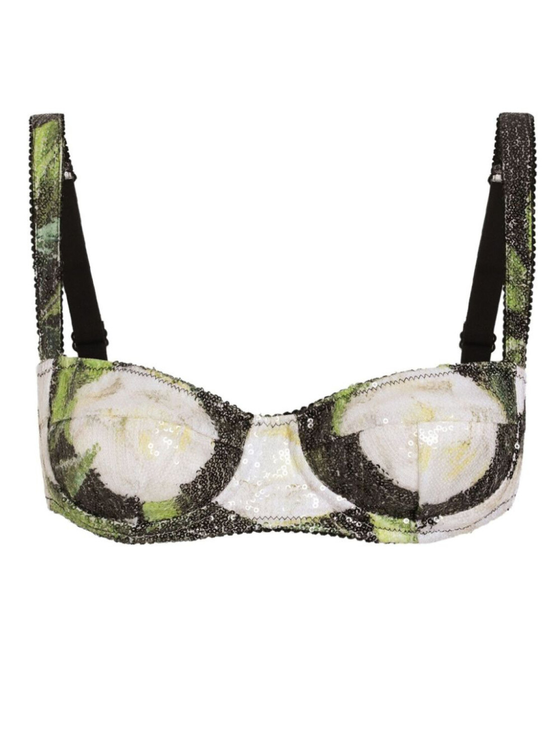

Dolce & Gabbana бюстгальтер с пайетками, черный