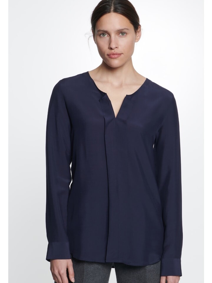 

Блуза Seidensticker Regular, темно-синий