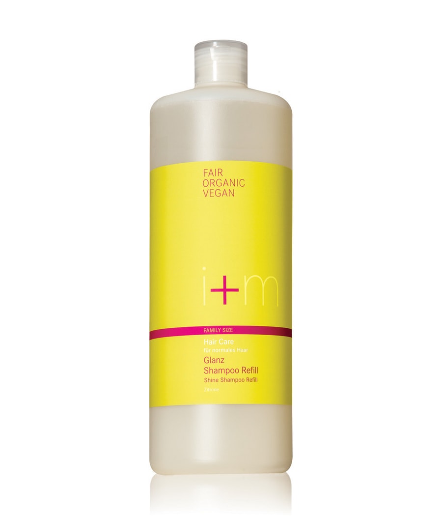 

Шампунь для волос i+m Naturkosmetik Hair Care Glanz Refill, 1000 ml