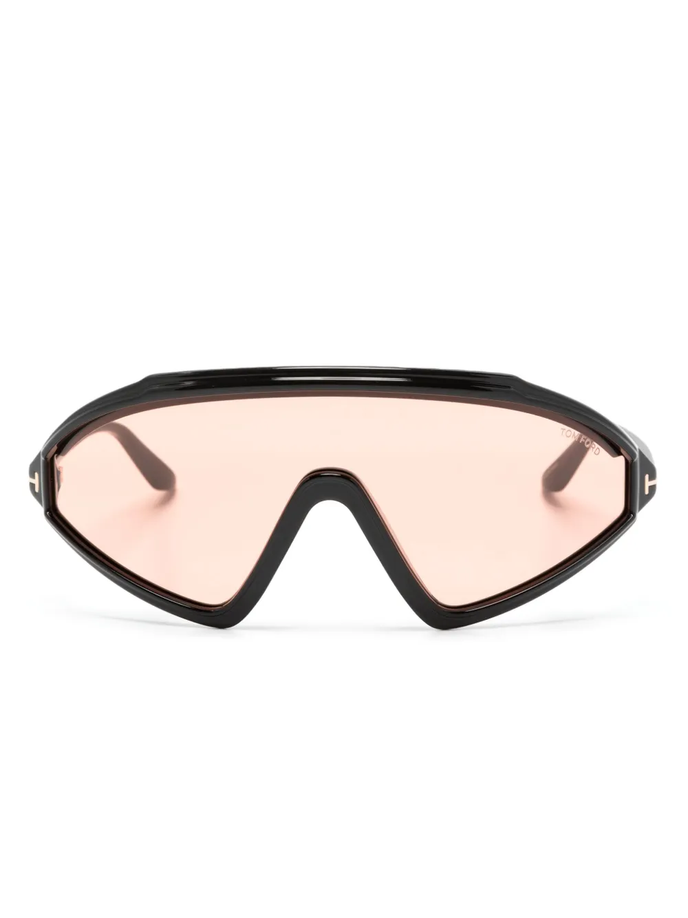 

Солнцезащитные очки-маска Lorna TOM FORD Eyewear, черный